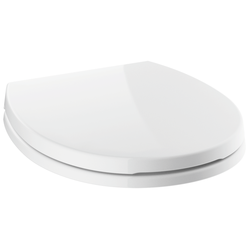 DELTA Morgan Round Front Slow-Close Toilet Seat — White