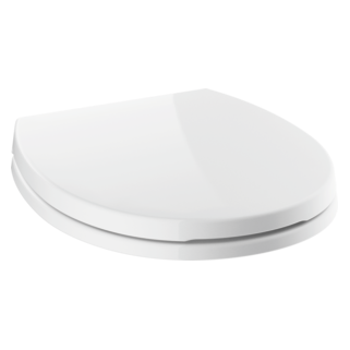 DELTA Morgan Round Front Slow-Close Toilet Seat — White