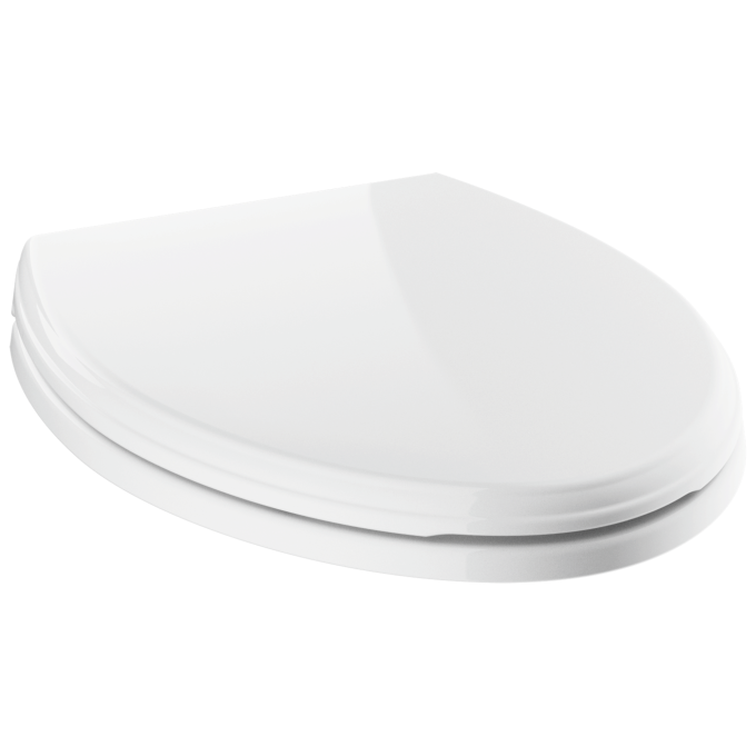 DELTA Wycliffe Elongated Standard Close Toilet Seat — White
