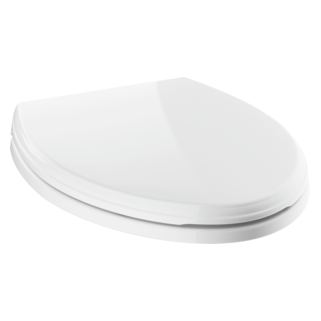 DELTA Wycliffe Elongated Standard Close Toilet Seat — White