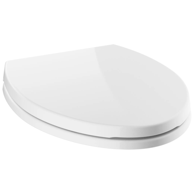 DELTA Morgan Elongated Standard Close Toilet Seat — White