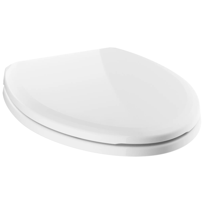 DELTA Sanborne Elongated Slow-Close Toilet Seat — White