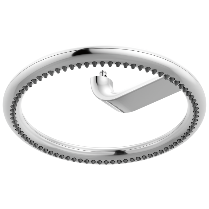BRIZO Roccesco 12" Single-Function Halo Raincan Shower Head - 1.75 GPM — Chrome