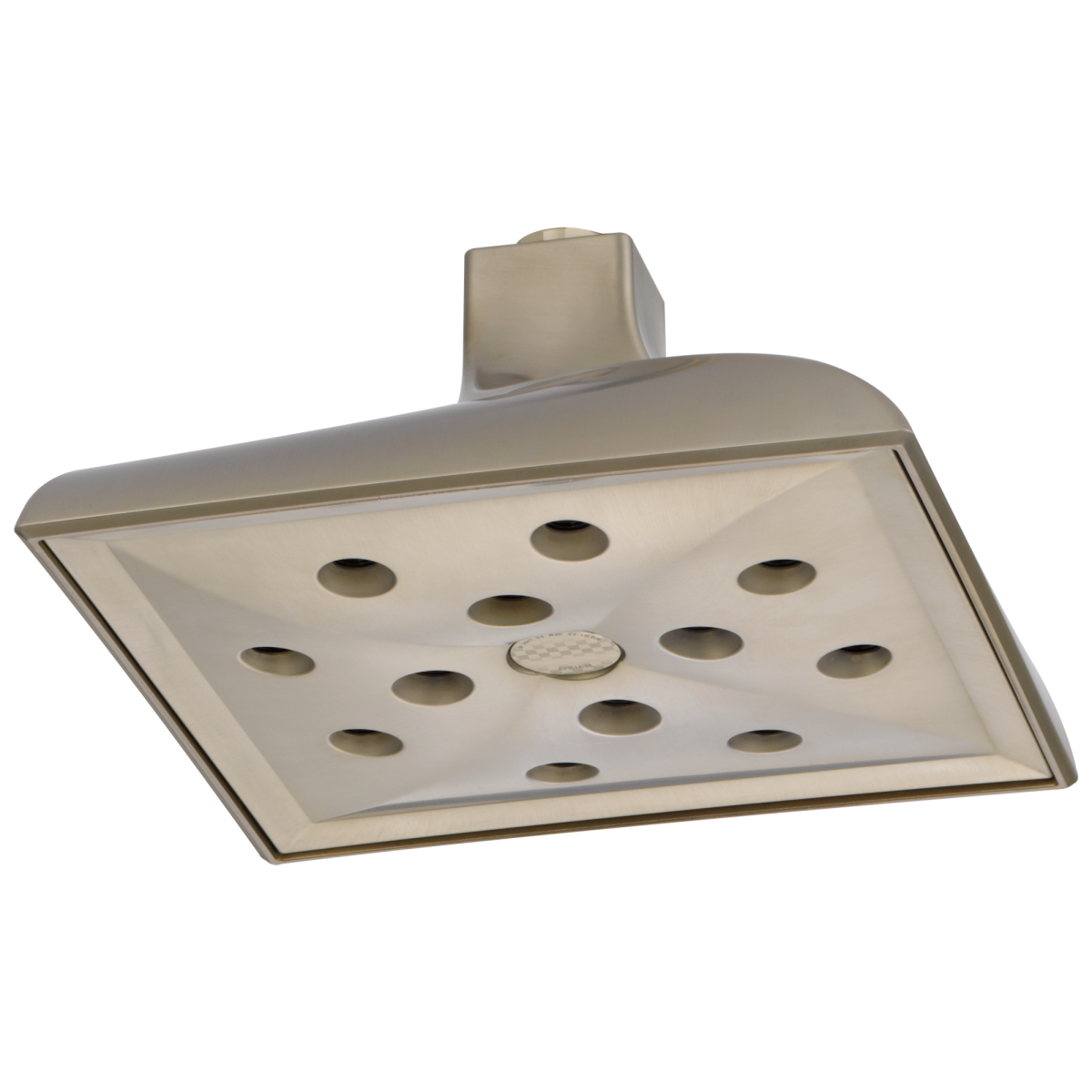 BRIZO Virage H2OKINETIC Square Raincan Showerhead — Brushed Nickel