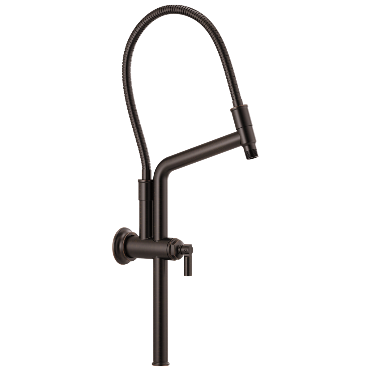 BRIZO Essential Shower 13 7/16" Classic Slide Bar Shower Arm And Flange — Venetian Bronze