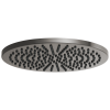 BRIZO Essential Shower 12" Linear Round Single-Function Raincan Shower Head - 2.5 GPM — Luxe Steel