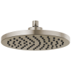 BRIZO Essential Shower 10" Linear Round Single-Function Raincan Shower Head - 2.5 GPM — Luxe Nickel