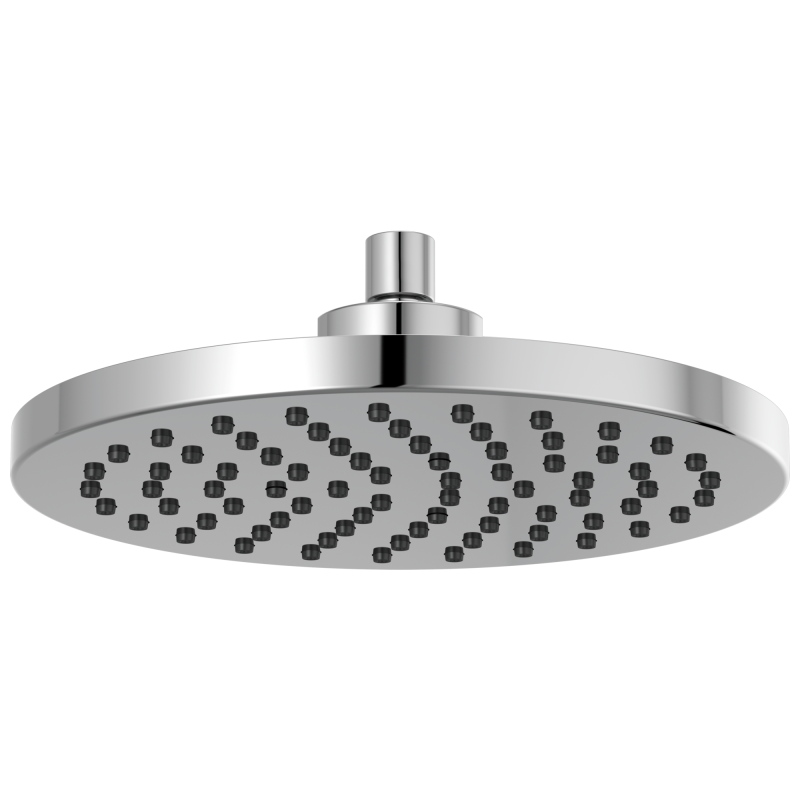 BRIZO Essential Shower 10" Linear Round Single-Function Raincan Shower Head - 1.75 GPM — Chrome