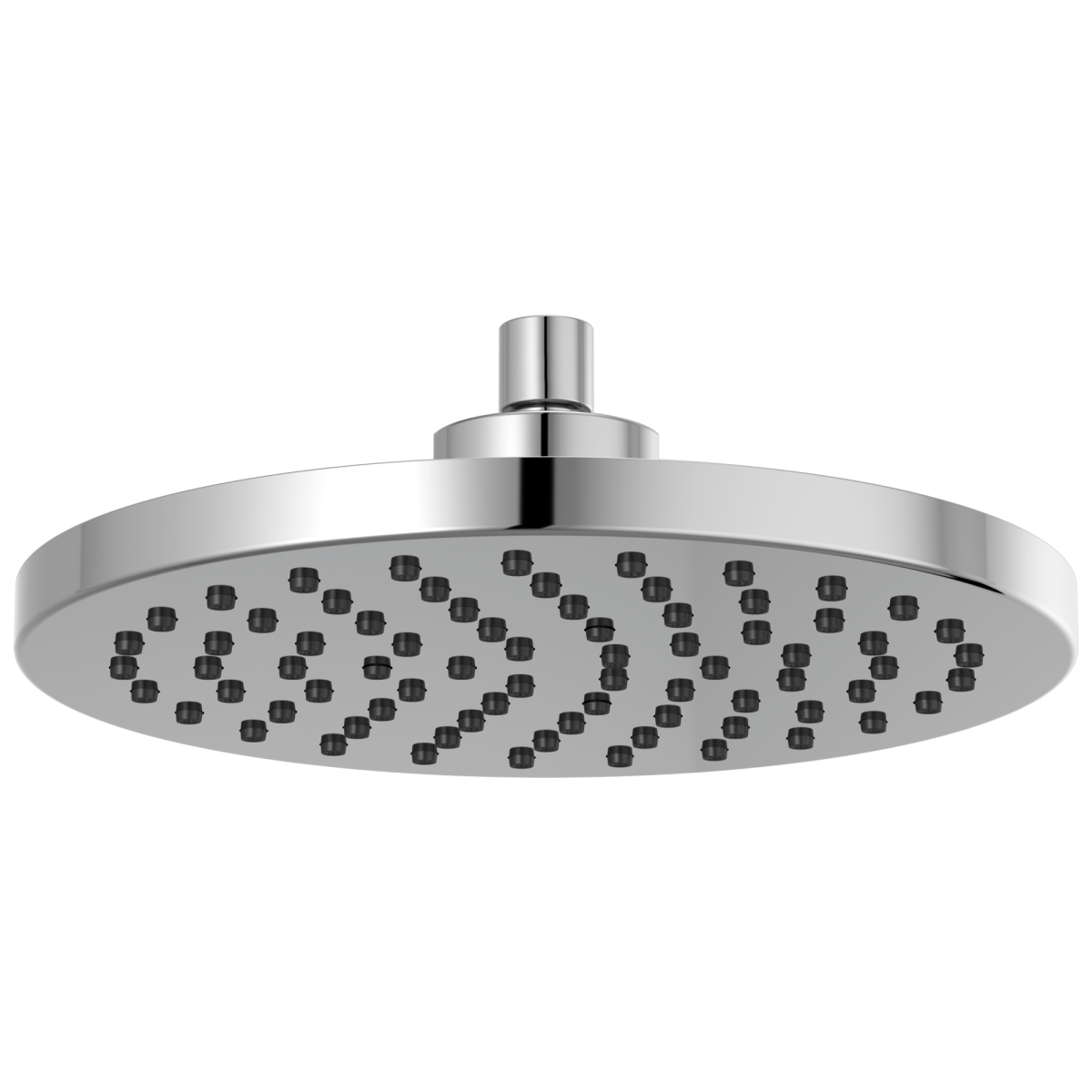 BRIZO Essential Shower 10" Linear Round Single-Function Raincan Shower Head - 2.5 GPM — Chrome