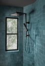 BRIZO Essential Shower Linear Square Shower Column Extension — Matte Black