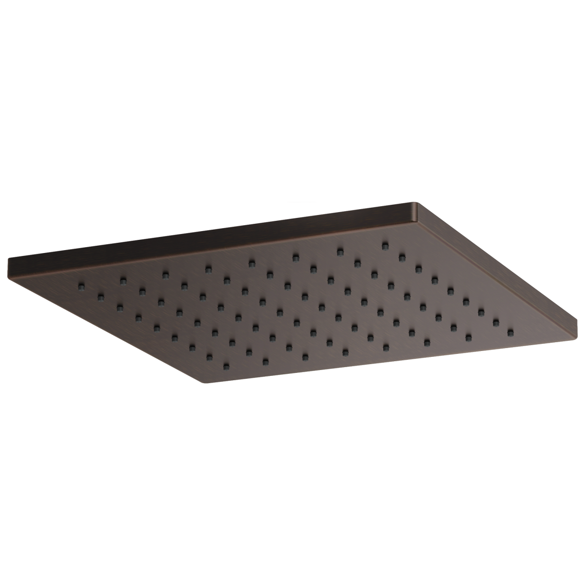 BRIZO Essential Shower 12" Linear Square Single-Function Raincan Shower Head - 1.75 GPM — Venetian Bronze