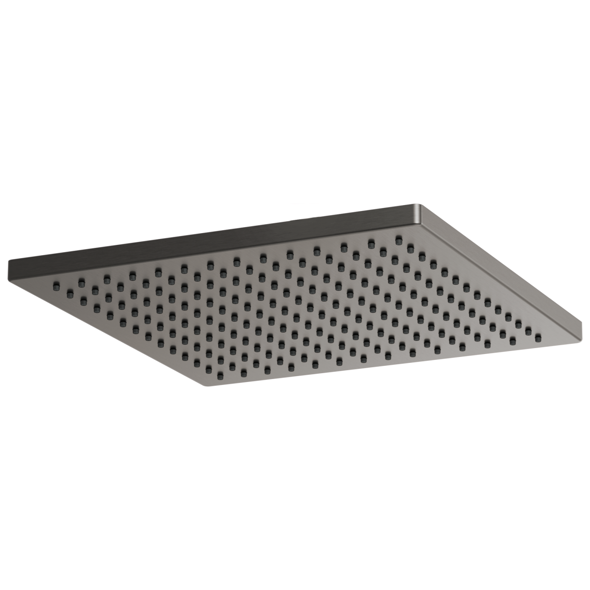 BRIZO Essential Shower 12" Linear Square Single-Function Raincan Shower Head - 2.5 GPM — Luxe Steel