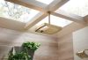 BRIZO Kintsu 10" Dual Waterway Ceiling Mount Shower Arm and Flange — Luxe Gold