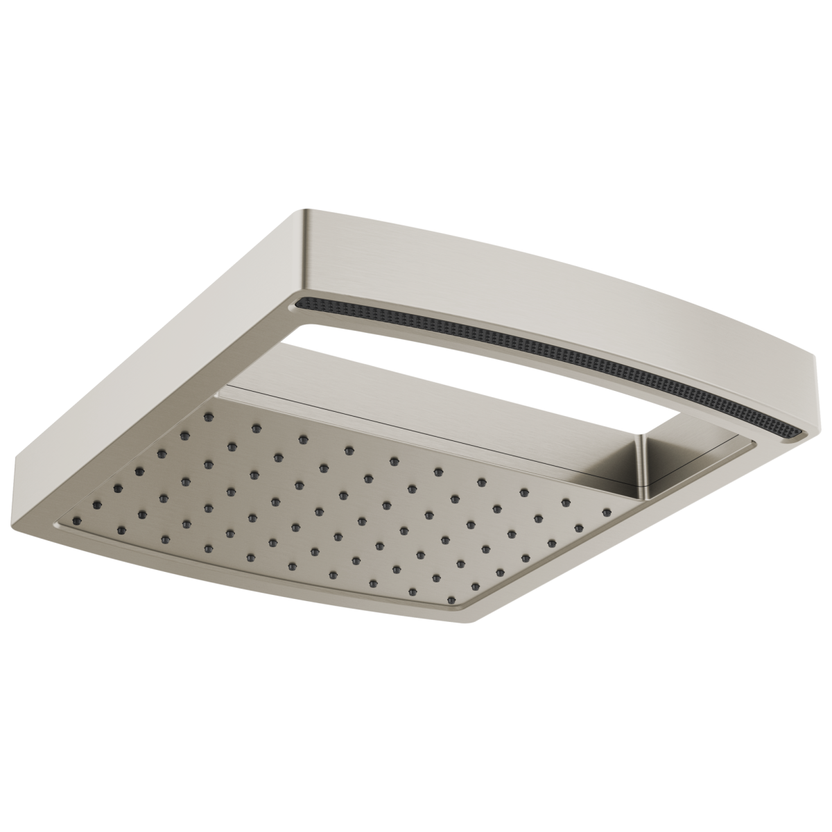 BRIZO Kintsu 14" Dual Waterway Multi-Function Raincan Shower Head - 1.75 GPM — Luxe Nickel