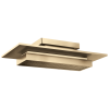 BRIZO Frank Lloyd Wright 21” Single-Function Raincan Shower Head with Integrated Lighting - 1.75 GPM — Luxe Gold