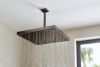 BRIZO Allaria 10" Ceiling Mount Shower Arm And Flange — Brilliance Black Onyx