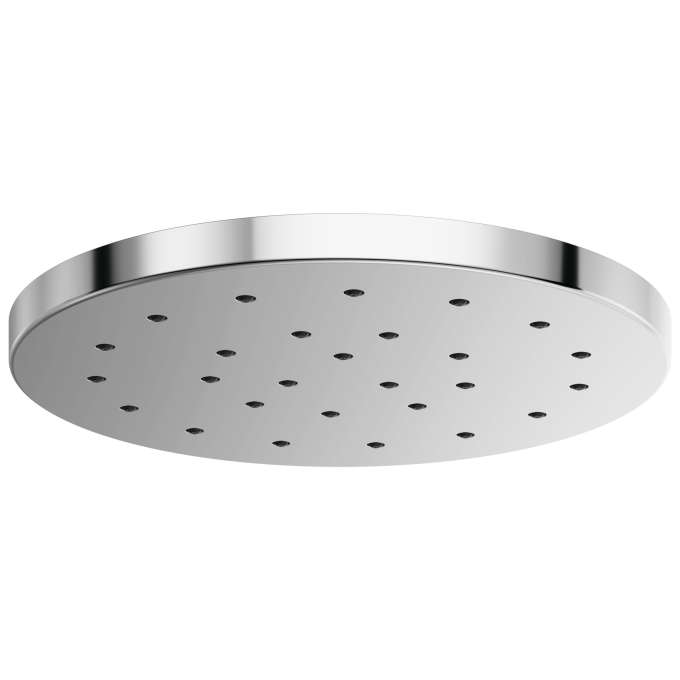 BRIZO Essential Shower 14” Linear Round H2OKINETIC Single-Function Raincan Shower Head — Chrome