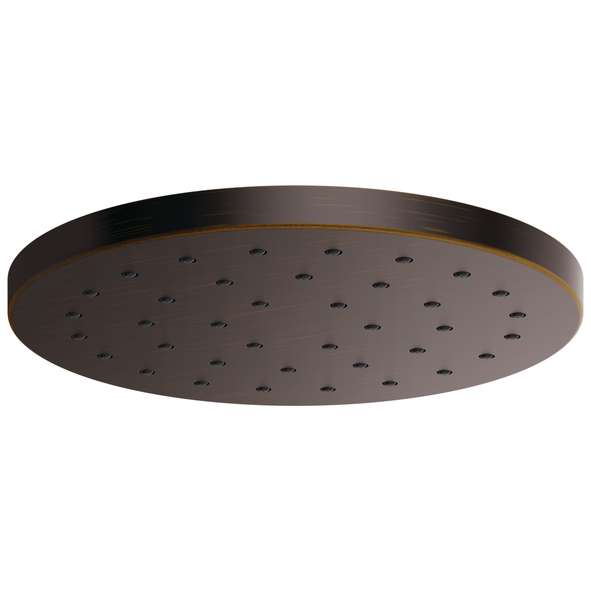 BRIZO Essential Shower 14” Linear Round H2OKINETIC Single-Function Raincan Shower Head 2.5 GPM — Venetian Bronze
