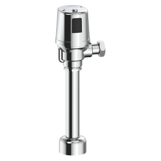 Commercial 81TBT / 81THW Electronic Exposed Water Closet Flush Valve, Less Stop - Battery Operated — Chrome
