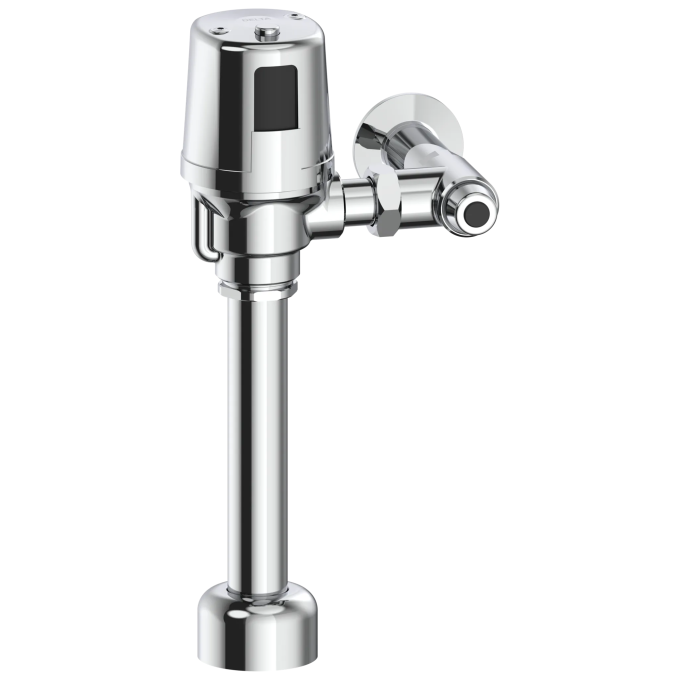 Commercial 81TBT / 81THW Electronic Exposed Water Closet Flush Valve with Dual Flush - Battery Operated — Chrome