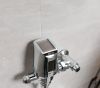 Commercial 81T Electronic Exposed Water Closet Flush Valve with MMO and Dual Flush - Solar Operated — Chrome