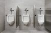 Commercial 81T Electronic Exposed Urinal Flush Valve with Mechanical Manual Override - Solar Operated — Chrome