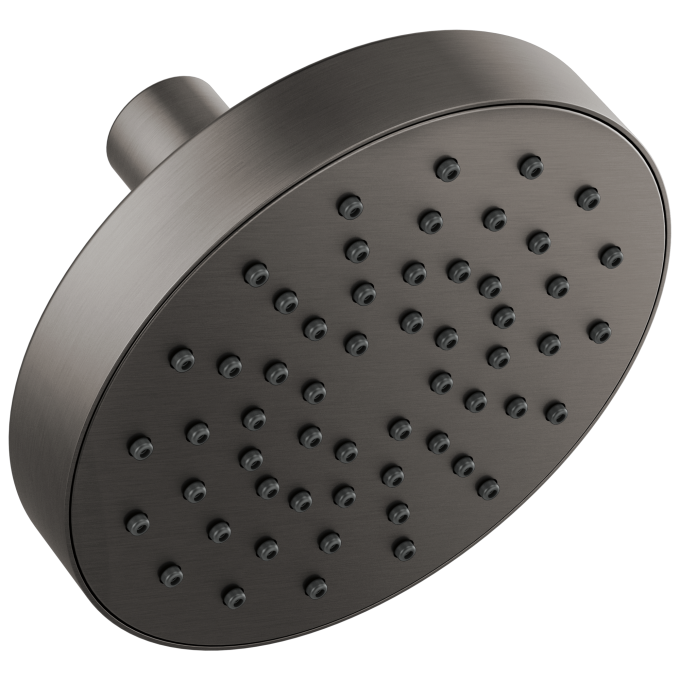 BRIZO Essential Shower 5" Linear Round Single-Function Wall Mount Shower Head - 2.5 GPM — Luxe Steel