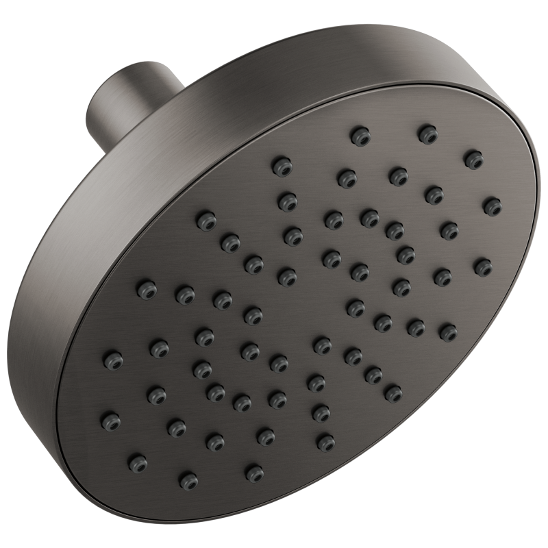 BRIZO Essential Shower 5" Linear Round Single-Function Wall Mount Shower Head - 1.75 GPM — Luxe Steel