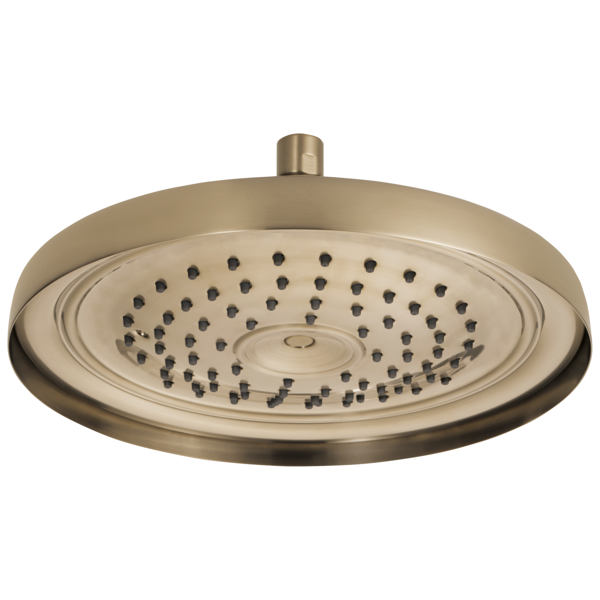 BRIZO Essential Shower 11" Classic Round Single-Function Raincan Shower Head - 1.75 GPM — Luxe Gold