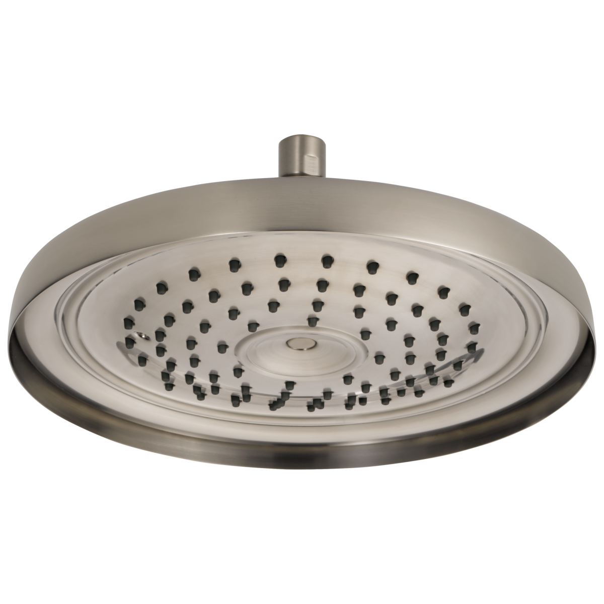 BRIZO Essential Shower 11" Classic Round Single-Function Raincan Shower Head - 1.75 GPM — Luxe Nickel