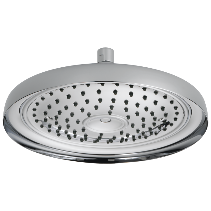 BRIZO Essential Shower 11" Classic Round Single-Function Raincan Shower Head - 2.5 GPM — Chrome