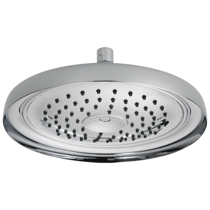 BRIZO Essential Shower 11" Classic Round Single-Function Raincan Shower Head - 1.75 GPM — Chrome