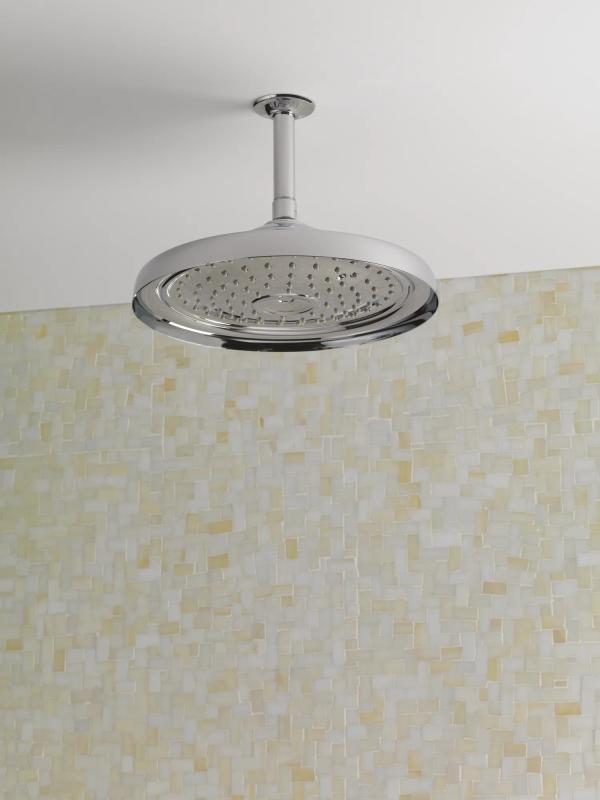 BRIZO Essential Shower 11" Classic Round Single-Function Raincan Shower Head - 1.75 GPM — Chrome