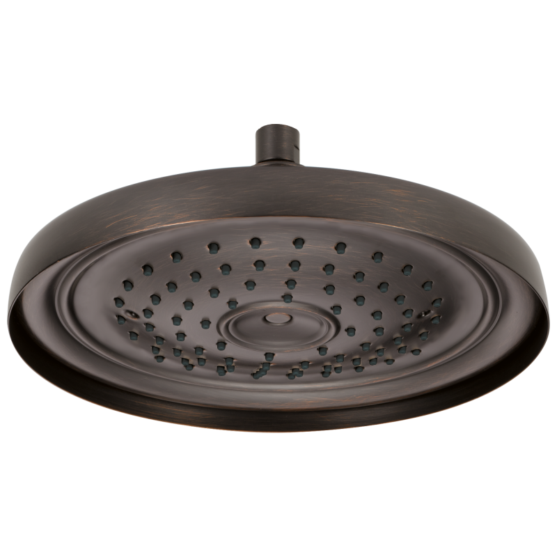 BRIZO Essential Shower 11" Classic Round Single-Function Raincan Shower Head - 1.75 GPM — Venetian Bronze