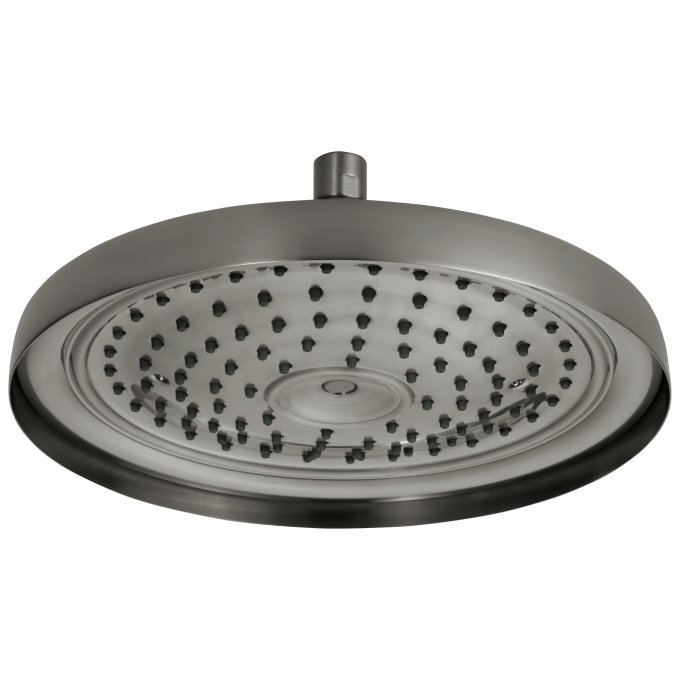 BRIZO Essential Shower 11" Classic Round Single-Function Raincan Shower Head - 2.5 GPM — Luxe Steel
