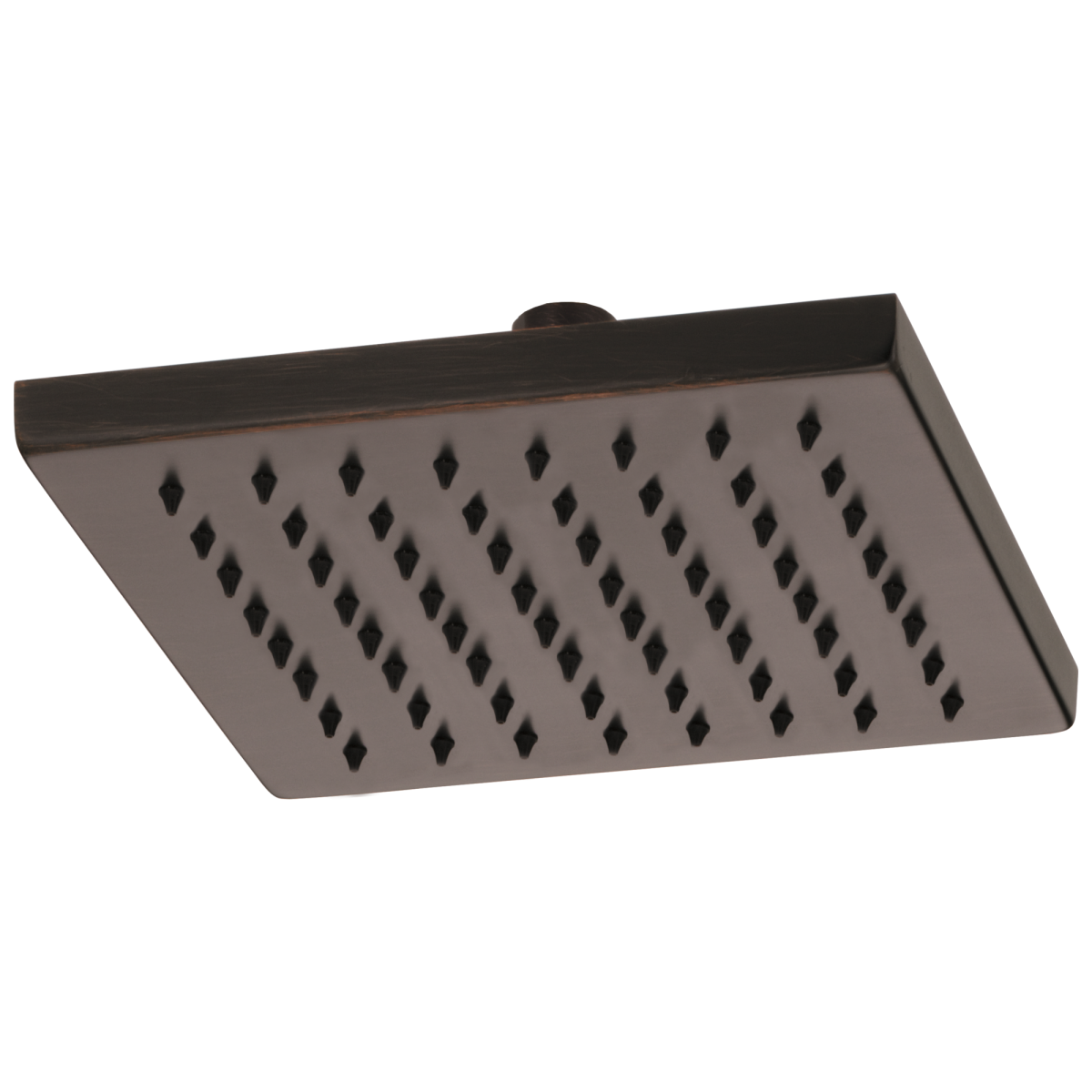 BRIZO Essential Shower 8" Linear Square Single-Function Raincan Shower Head - 1.75 GPM — Venetian Bronze