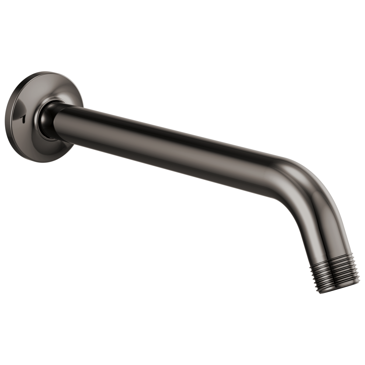 BRIZO Kintsu 10” Shower Arm and Flange — Brilliance Black Onyx