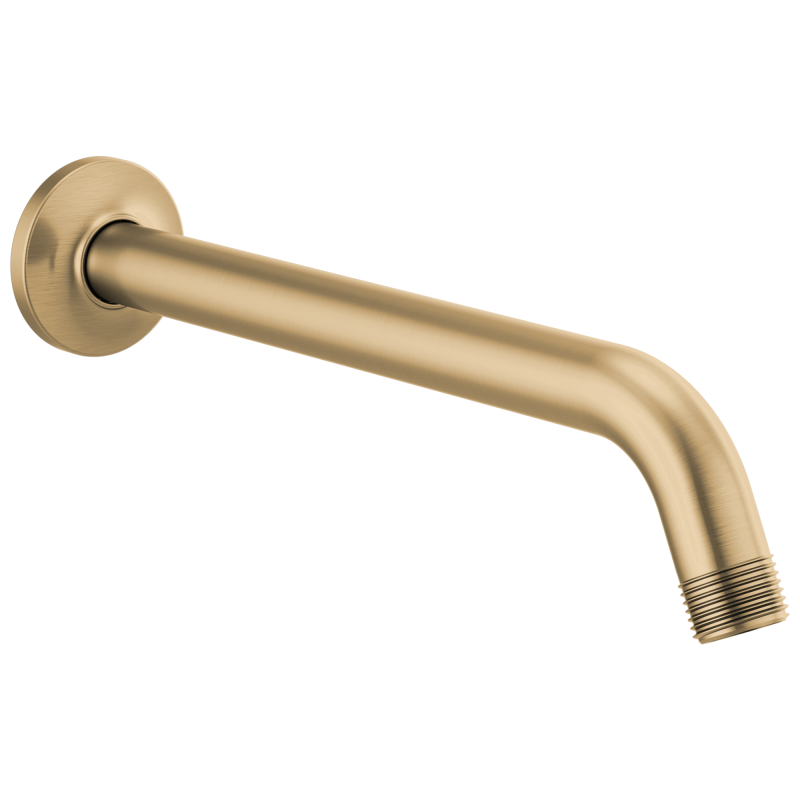 BRIZO Kintsu 10” Shower Arm and Flange — Luxe Gold