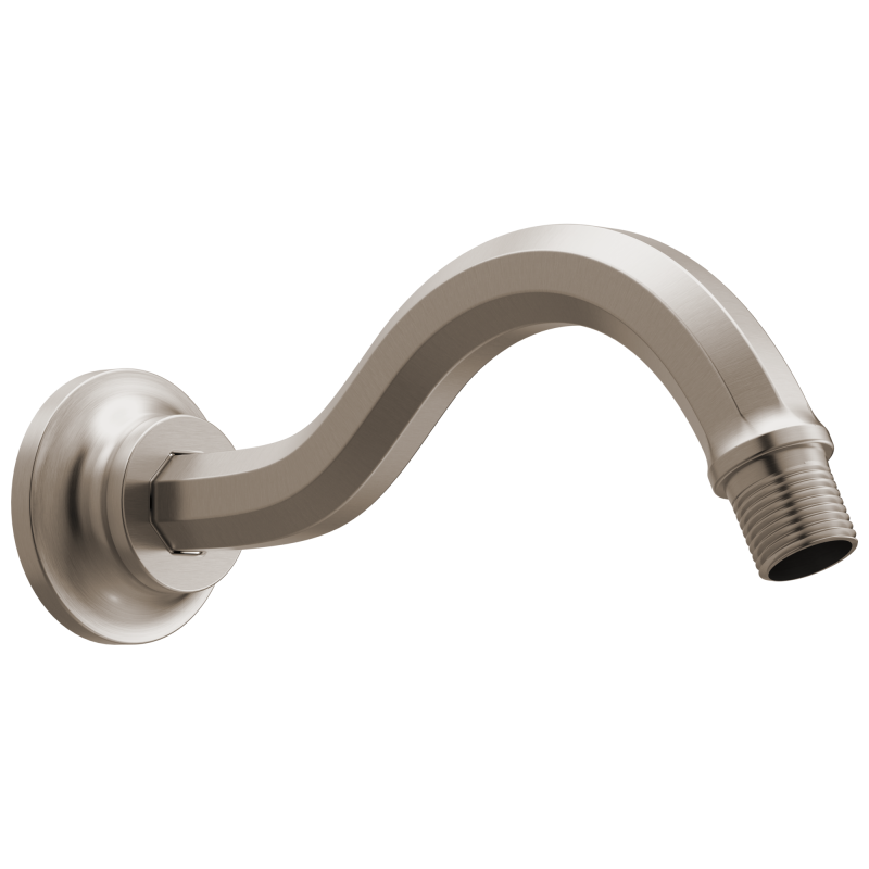BRIZO Beauclere 7 1/2" Shower Arm and Flange — Luxe Nickel