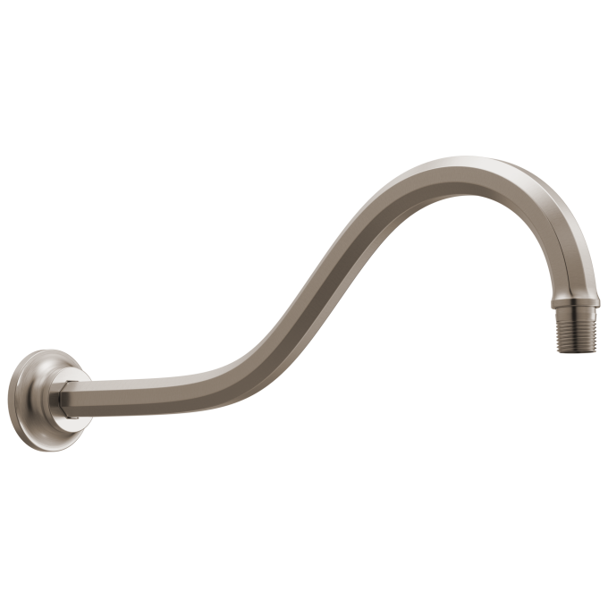 BRIZO Beauclere 16" Shower Arm and Flange — Luxe Nickel