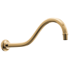 BRIZO Beauclere 16" Shower Arm and Flange — Polished Gold