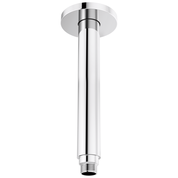 BRIZO Kintsu 10" Dual Waterway Ceiling Mount Shower Arm and Flange — Chrome