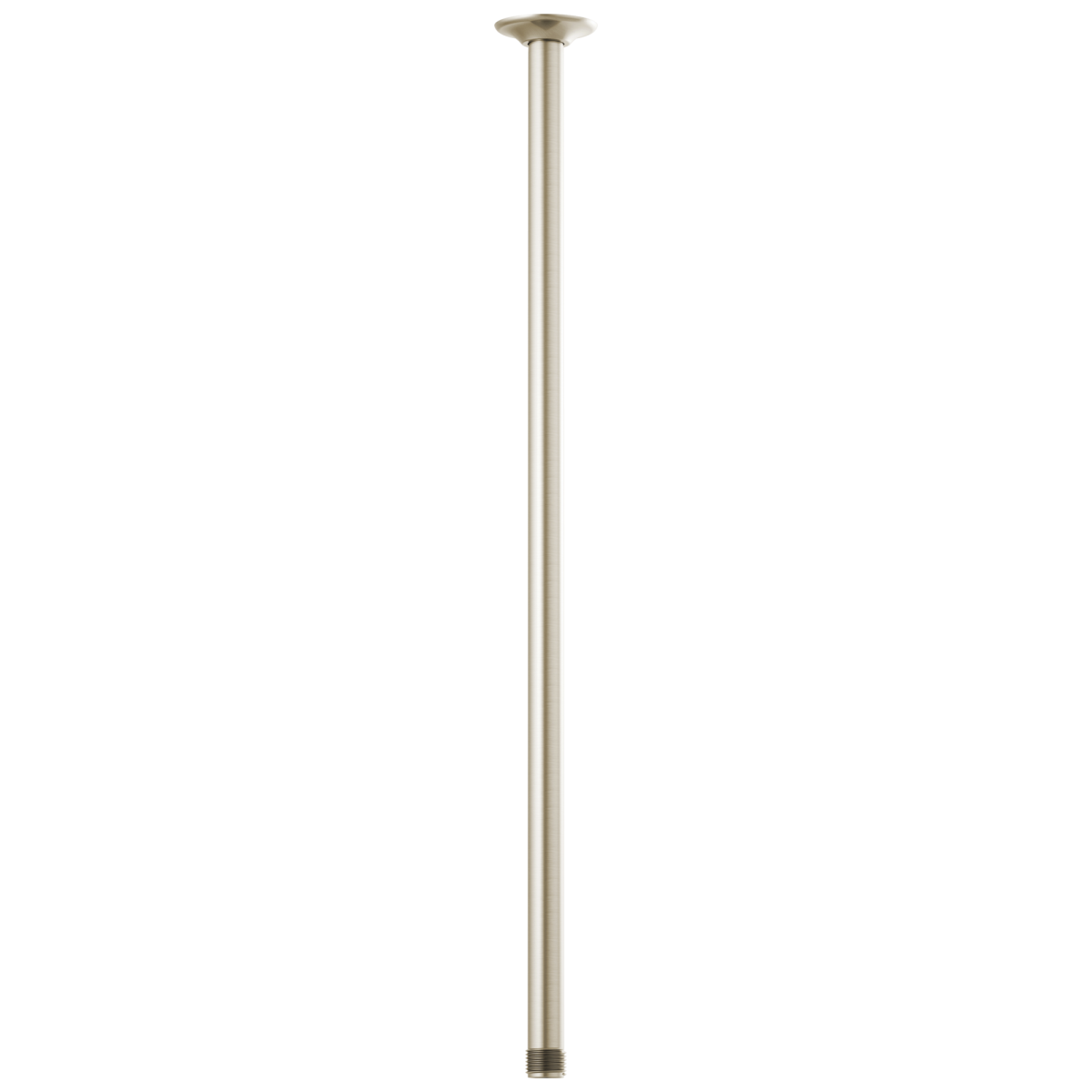 BRIZO Essential Shower 24" Ceiling Mount Shower Arm And Round Flange — Brushed Nickel
