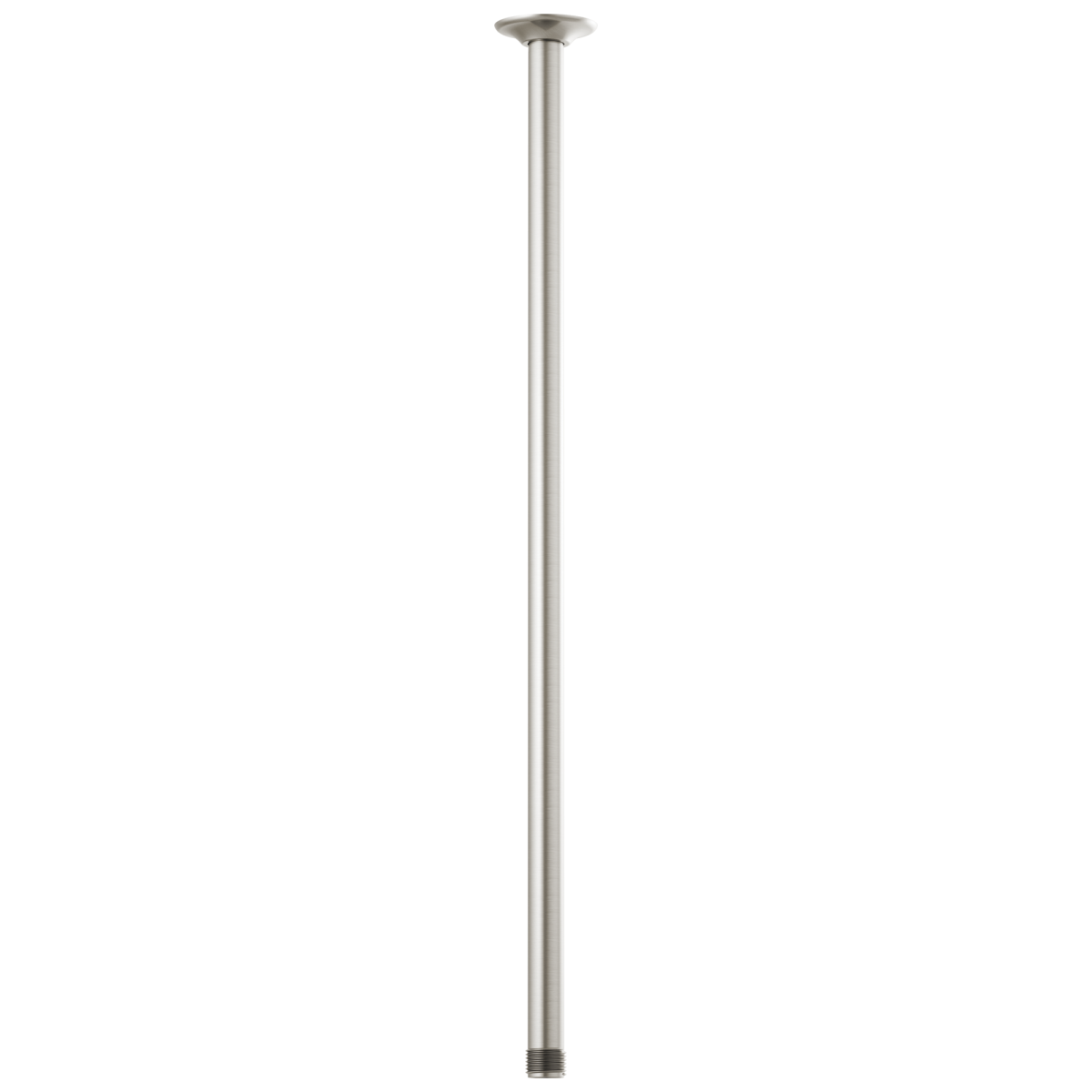 BRIZO Essential Shower 24" Ceiling Mount Shower Arm And Round Flange — Luxe Nickel