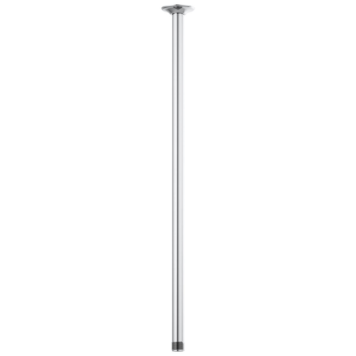 BRIZO Essential Shower 24" Ceiling Mount Shower Arm And Round Flange — Chrome