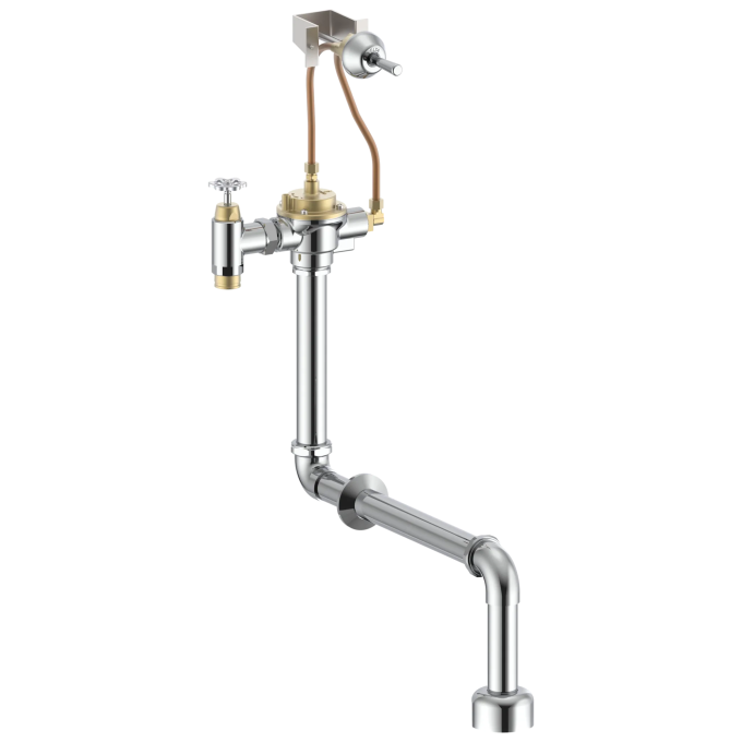 Commercial 83T Manual Concealed Water Closet Flush Valve — Chrome