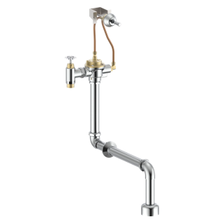 Commercial 83T Manual Concealed Water Closet Flush Valve — Chrome