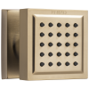BRIZO Essential Shower Touch-Clean Square Body Spray — Luxe Gold