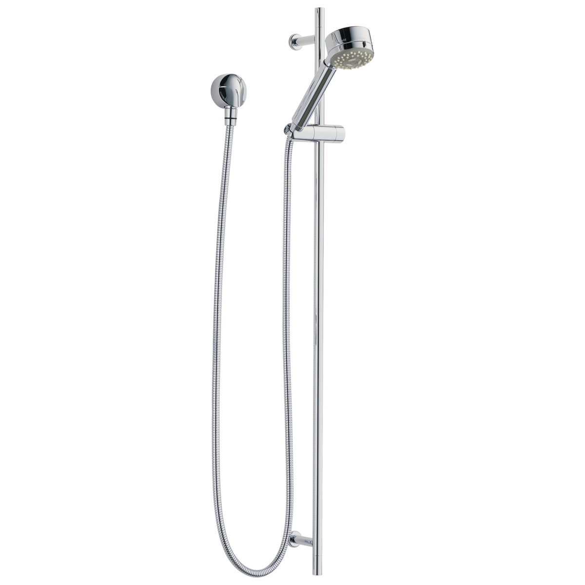 BRIZO European Multi-Function Slide Bar Hand Shower — Chrome