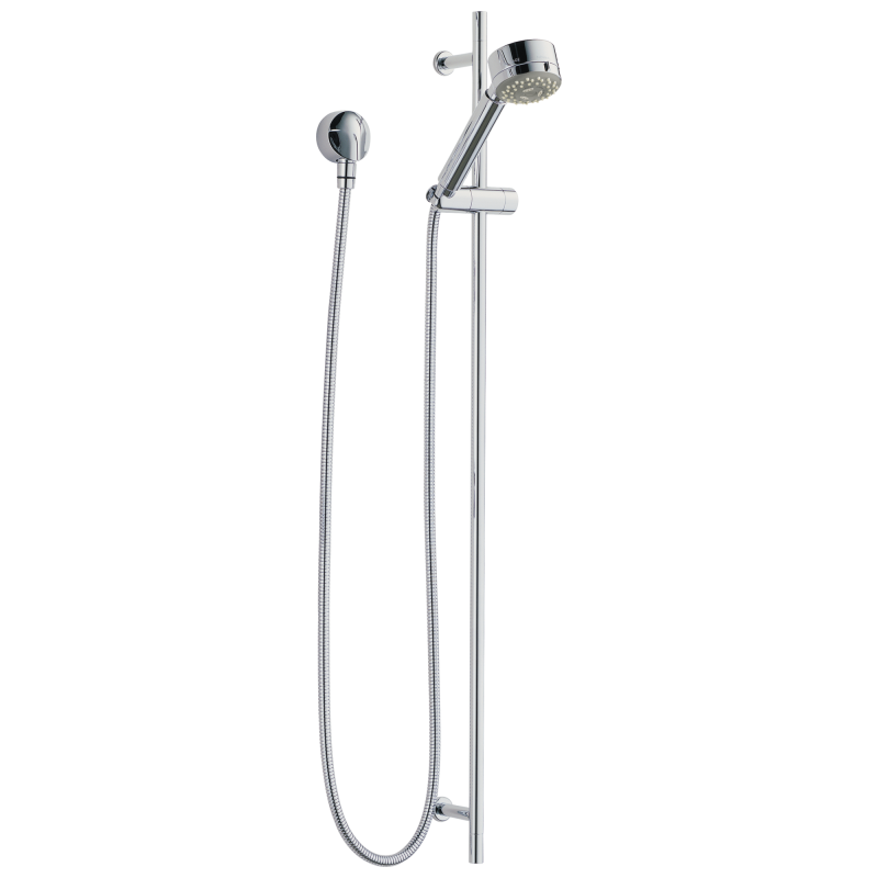 BRIZO European Multi-Function Slide Bar Hand Shower — Chrome